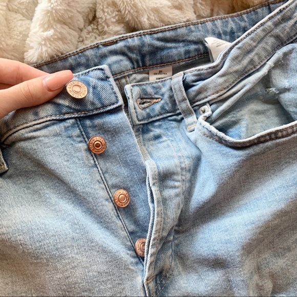 CLEARANCE 💫 &Denim Highwaisted Distressed Jeans - Picture 6 of 8